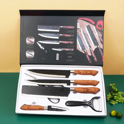 Piece forged kitchen knife - 6-piece,